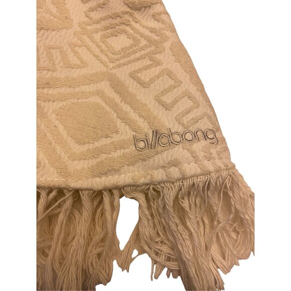 Billabong Off White Aztec Print Fringe Button Coat Jacket Size M - Picture 10 of 15